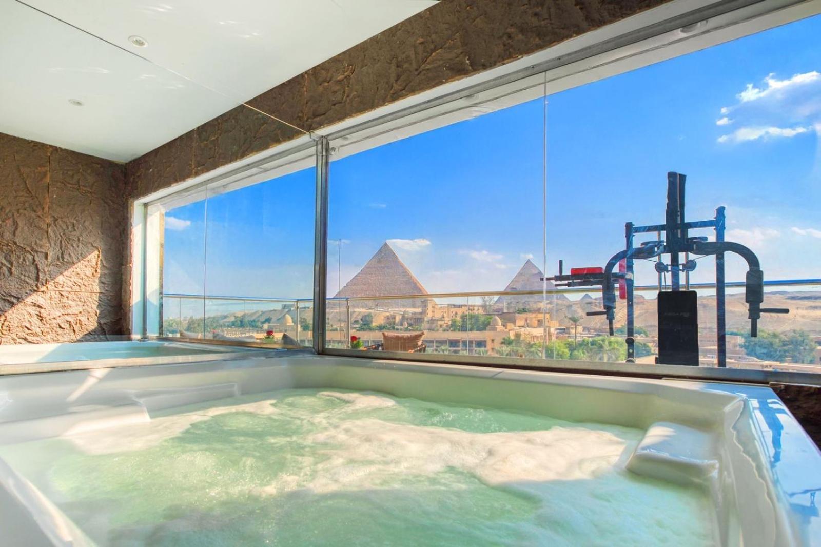 Nozol Pyramids Hotel And Spa Kafrat al Jabal Ngoại thất bức ảnh